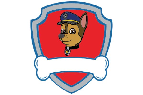A Friendly Canine Officer's Badge