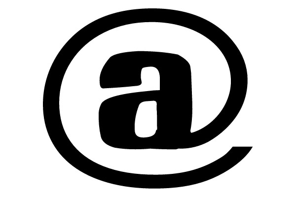 Circular Symbol with Letter 'a'