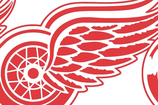 Detroit Red Wings Winged Wheel Logo