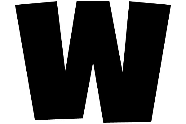 Bold Black Letter W