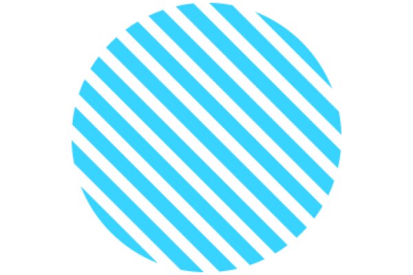 Stylized Blue and White Circular Pattern