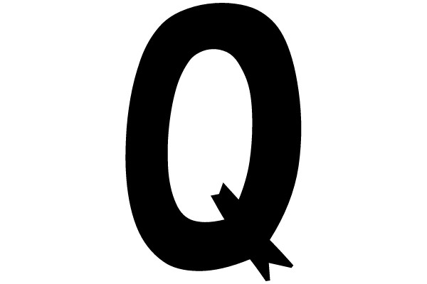 Bold Black Letter Q