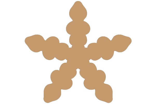 A Simple, Brown Star-like Design