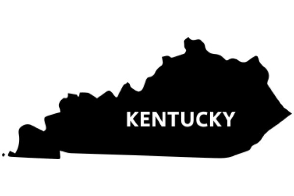 Kentucky State Outline with Text