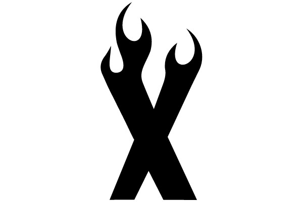 Intersecting Black Flames