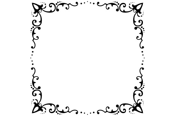 Classical Elegance: Vintage Flourish Frame Design