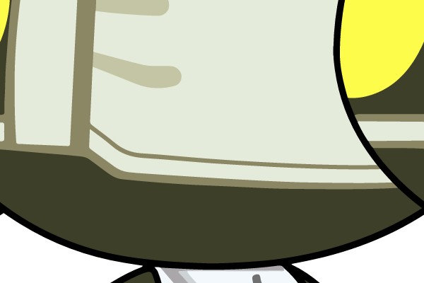 Scientific Explorer: A Cartoon Character in a Lab Coat