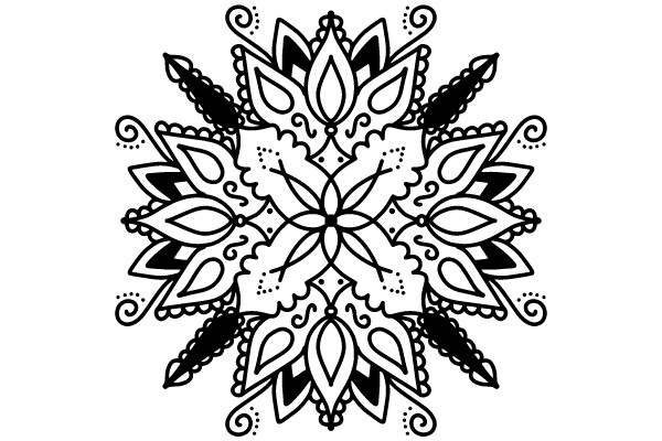 Symmetrical Mandala Pattern