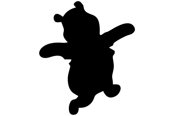 Silhouette of a Dancing Bear