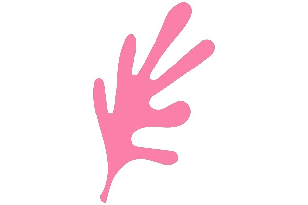 Pink Hand Silhouette