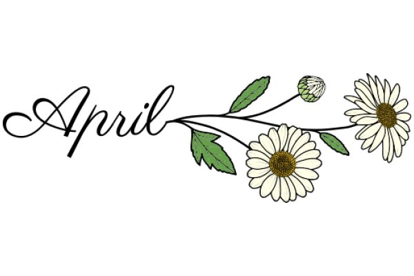 April's Blossom: A Flowery Greeting