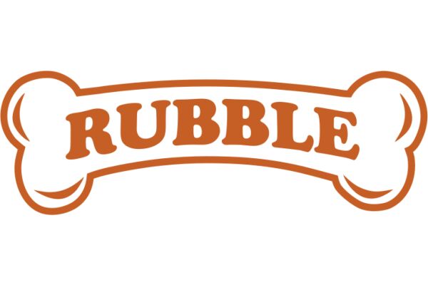 A Logo for a Pet Store: The Rubble Bone