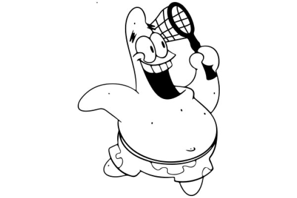SpongeBob SquarePants: A Playful Tennis Match