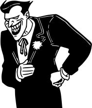 The Joker's Elegant Attire