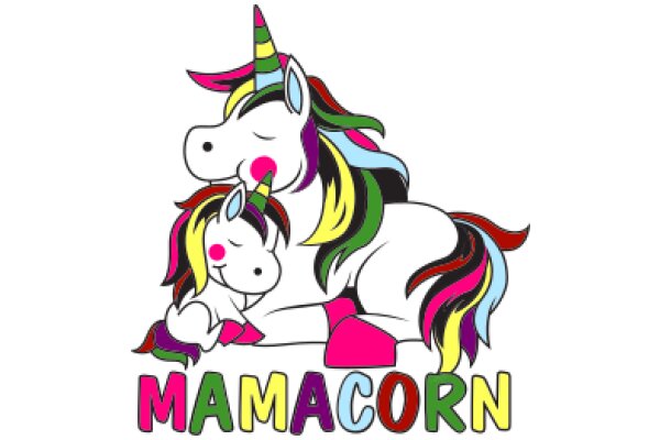 Mama Corn: A Colorful Adventure with a Unicorn and Its Foal