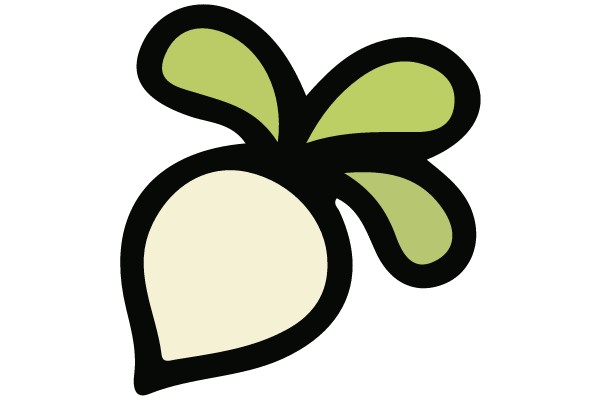 Nature's Whimsy: A Playful Green Leafy Character