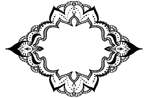 Elegant Vintage Ornament Frame