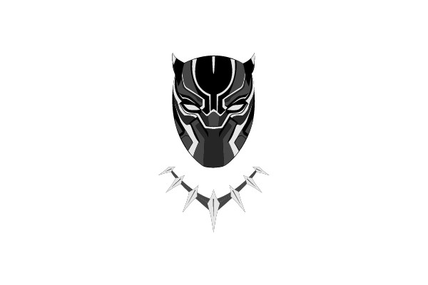 Black Panther Mask and Spear