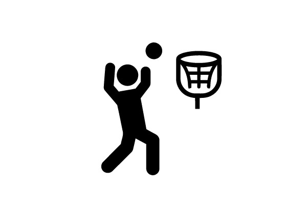 Disc Golf Thrower Icon