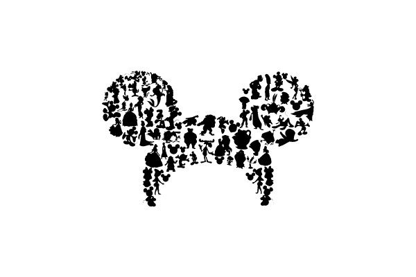 Disney Silhouette Art