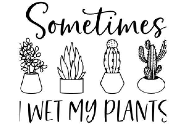A Whimsical Collection of Cacti and Succulents, Perfect for a Plant Enthusiast's Home.