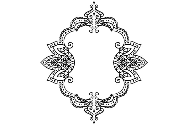 Vintage Ornament Frame: A Classic Flourish