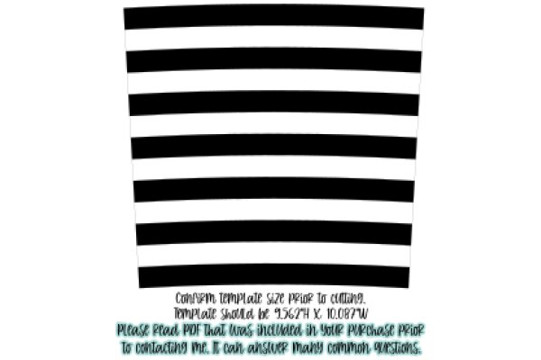 Striped Pattern: A Visual Guide to Confirming Templates and Purchasing Priorities