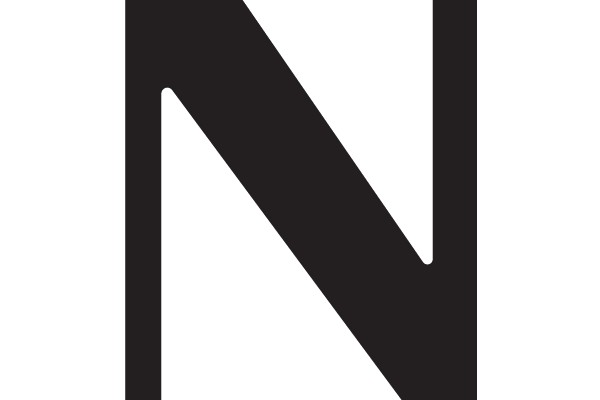 Classic Gothic Letter N