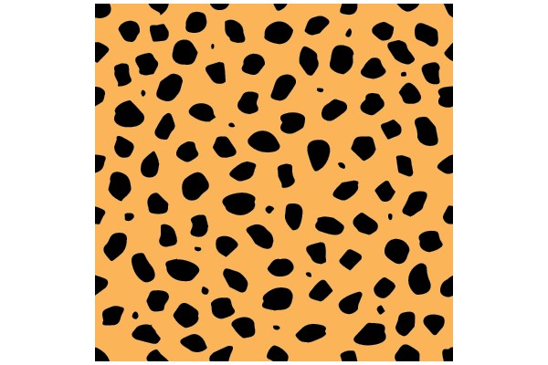 Orange and Black Dalmatian Pattern