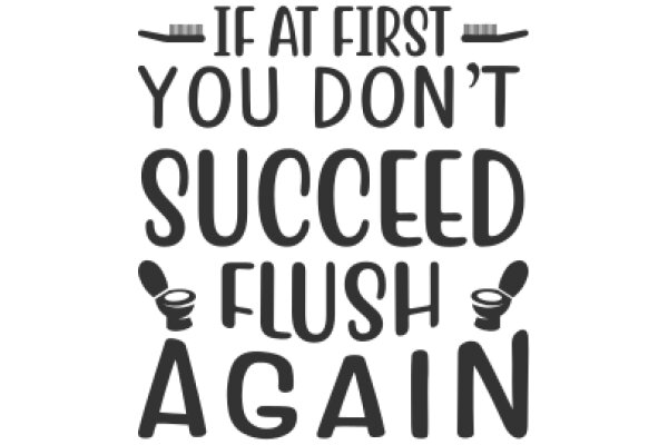 If at First You Don't Succeed, Flush Again: A Humorous Guide to Overcoming Failure