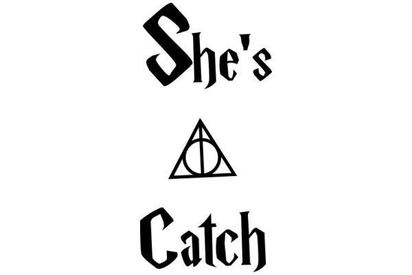 A Playful Blend of 'She's Catching' and 'Harry Potter' in a Graphic Design Context