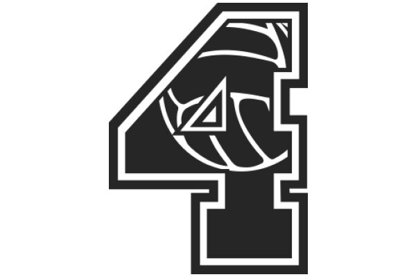 Stylized Logo of a Volleyball