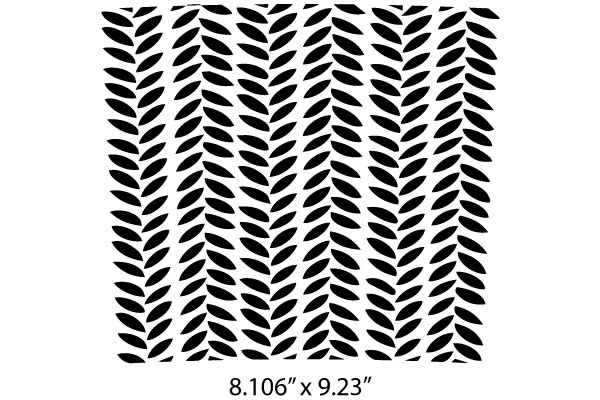 Leaf Pattern Stencil - 8.106