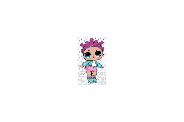 Stylish Roller Skater