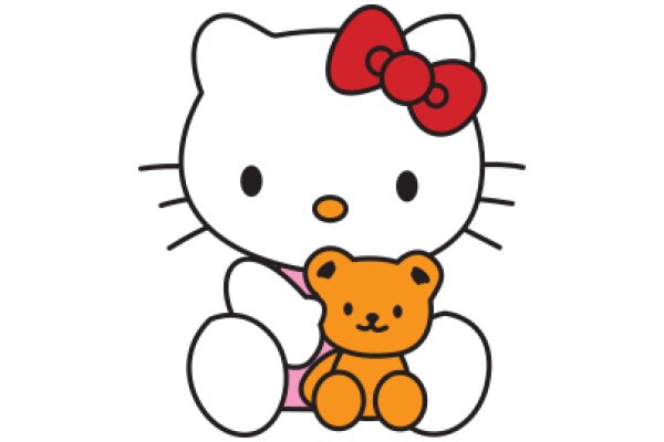 A Heartwarming Moment: Hello Kitty and Her Little Friend