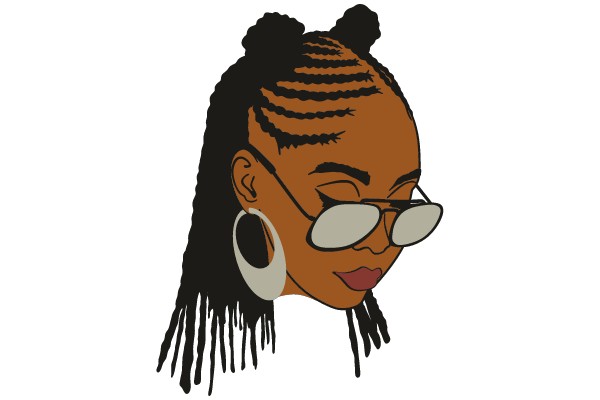 Portrait of a Stylishly Dressed Young Woman