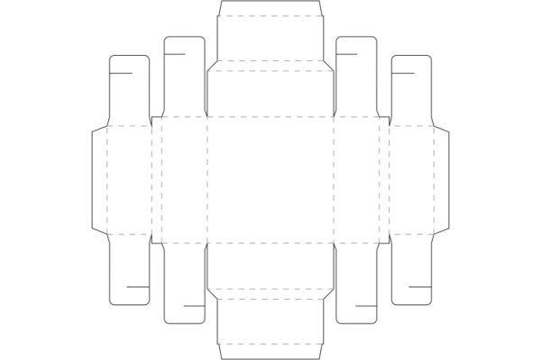 A Simple Line Drawing of a Robot