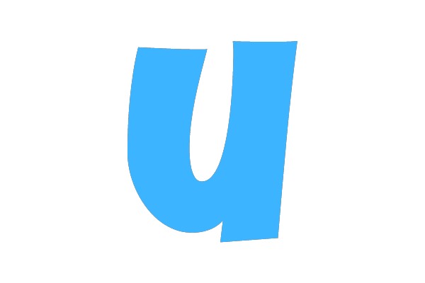 Uppercase Blue 'U'