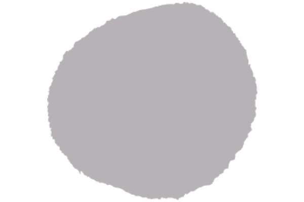 A Blurred Gray Circle