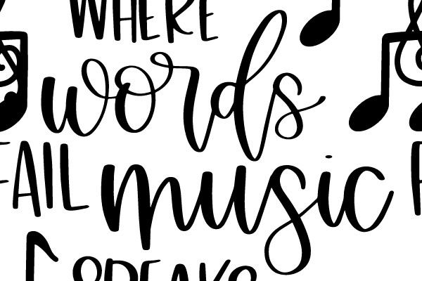 Where Words Fail, Music Speaks
