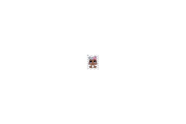 A PINK HAIR LITTLEST PET SHOP FIGURE