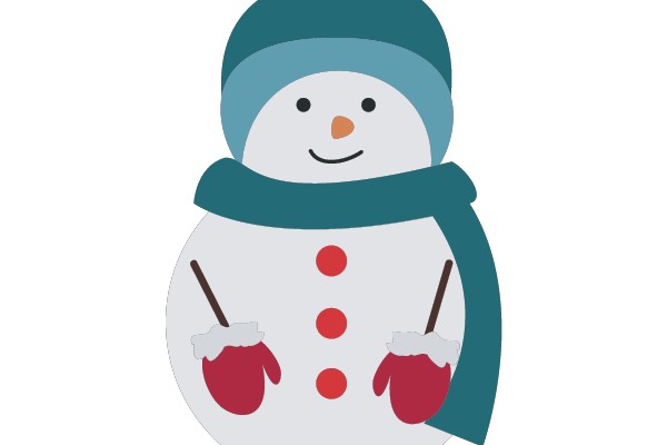 Winter Whimsy: A Festive Snowman's Charm