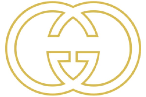 Stylized Logo Design: A Golden Interlocking 'C'