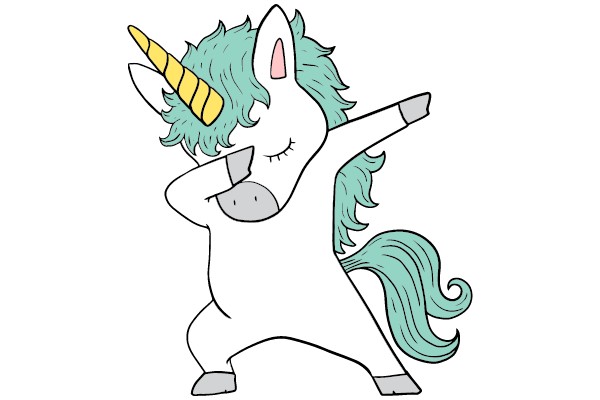 Dancing Unicorn Clip Art