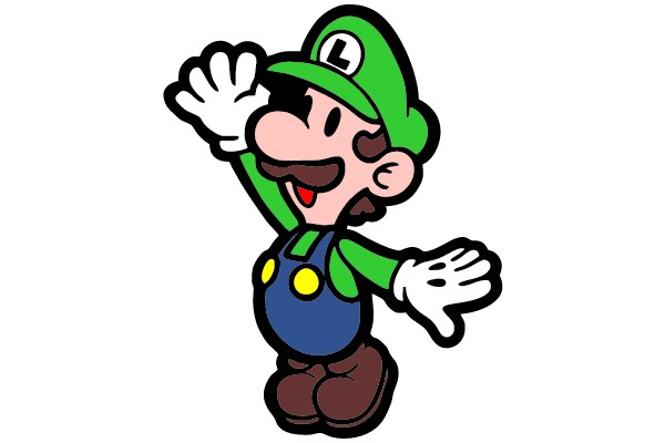 Mario's Cheerful Greeting