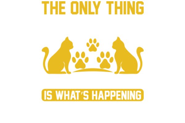 The Only Thing Is What's Happening: A Graphic Design with a Cat and a Dog