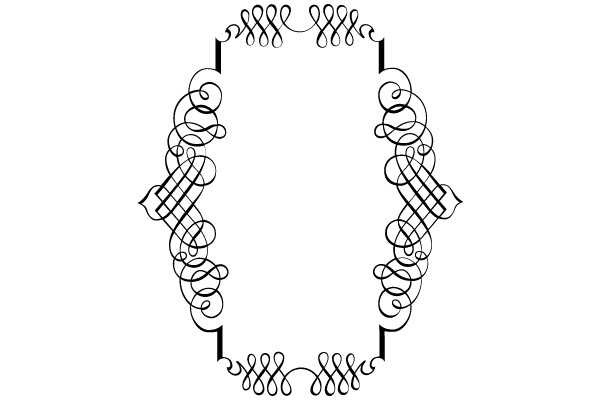 Vintage Ornament: Elegant and Classic Decorative Frame