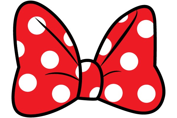 Red Polka-Dot Bow