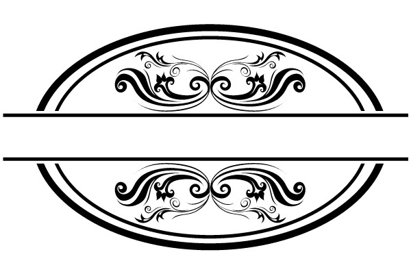 Ornate Vintage Frames Flourish Design