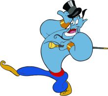 The Blue Genie's Magical Adventure